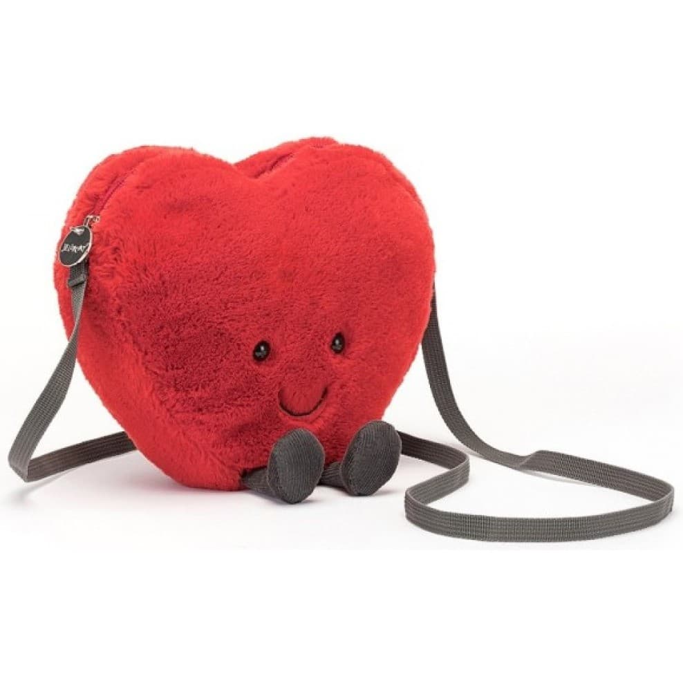 Jellycat Sac à main Coeur Rouge Amuseable