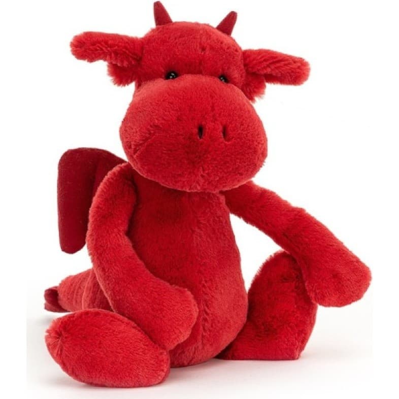 Jellycat Peluche Dragon Rouge Bashful