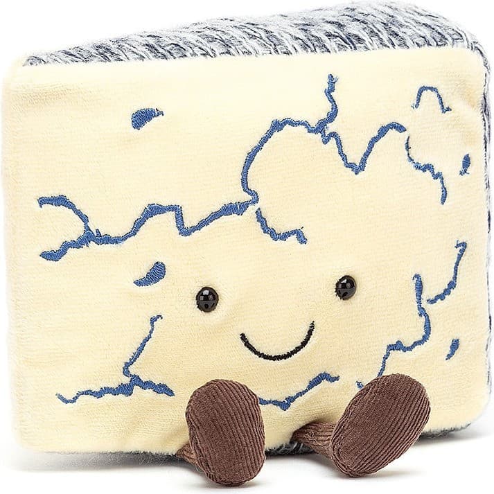 Jellycat Peluche fromage Bleu Amuseable