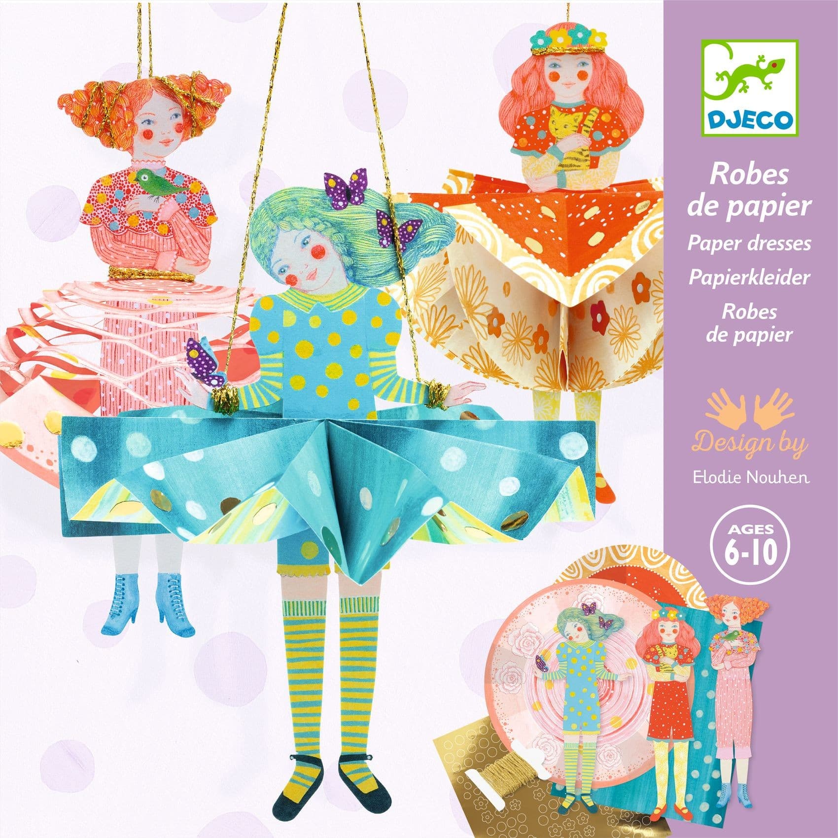 Djeco Papier créatif Robes de papier
