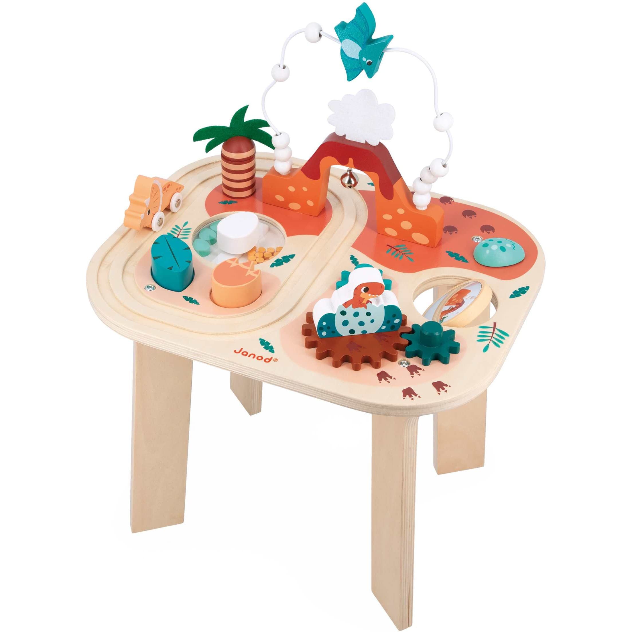 Janod Table d'activités Dinosaures