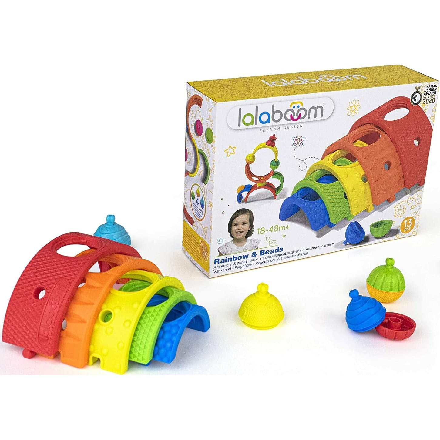 Lalaboom Coffret Arches arcenciel et perles