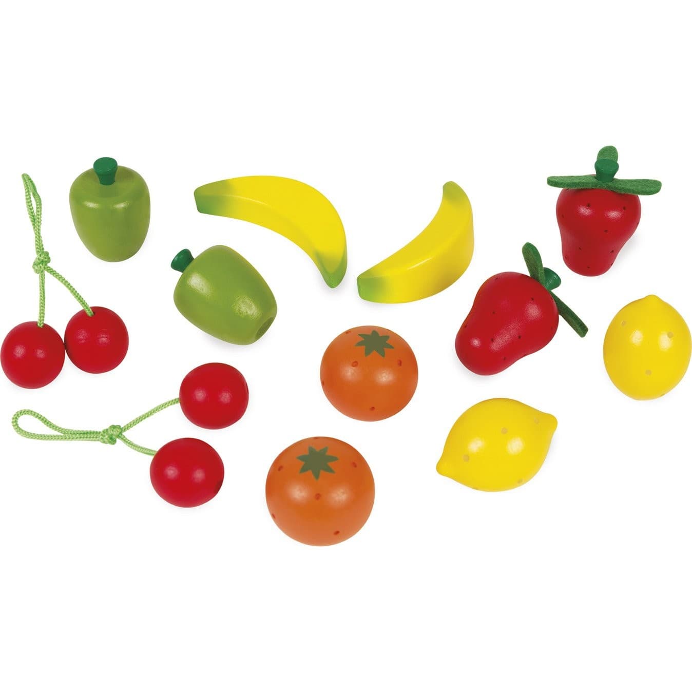 Janod Cagette de 12 fruits en bois