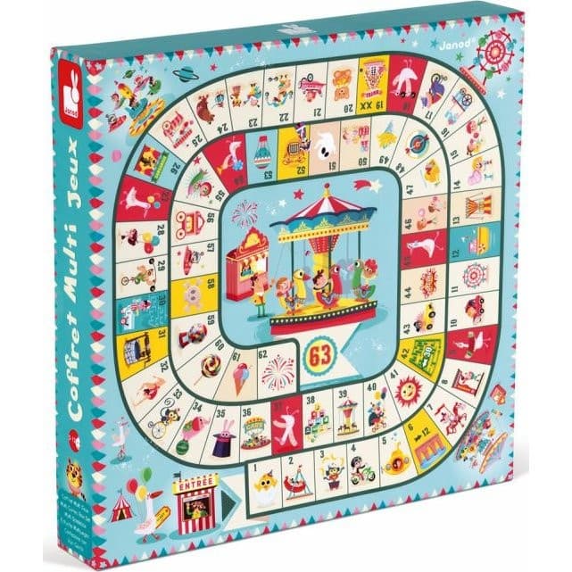 Janod Coffret 50 jeux pour enfants Carrousel