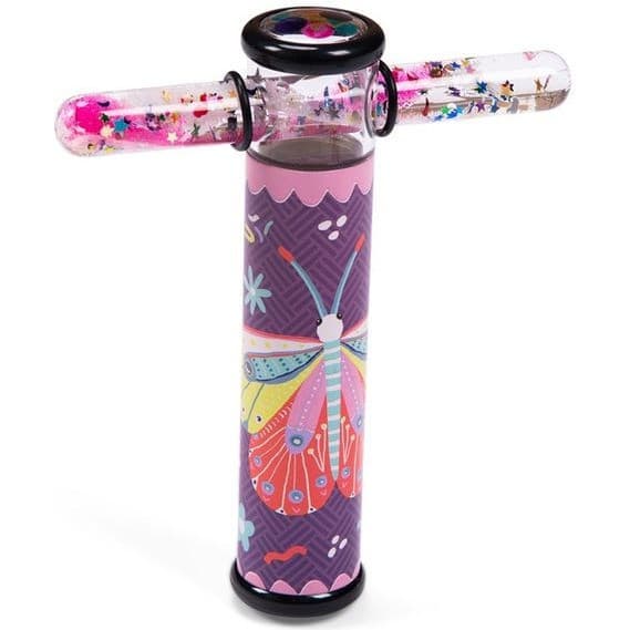 Moulin Roty Kaléidoscope paillettes phosphorescent papillon