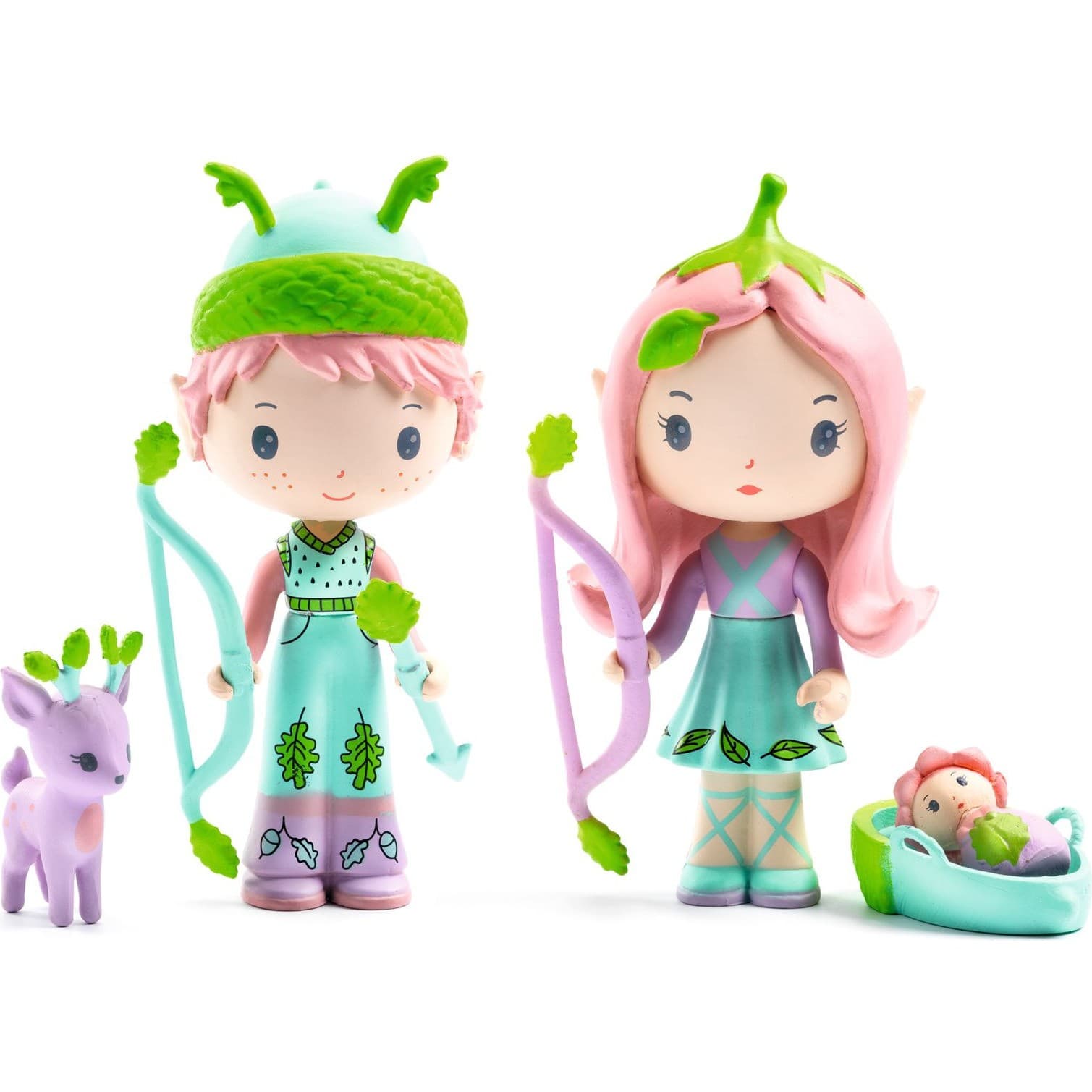Djeco Figurine Elfes Tinyly Lily & Sylvestre