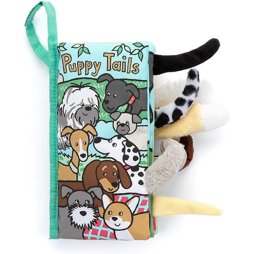 Jellycat Livre Eveil Puppy Tails