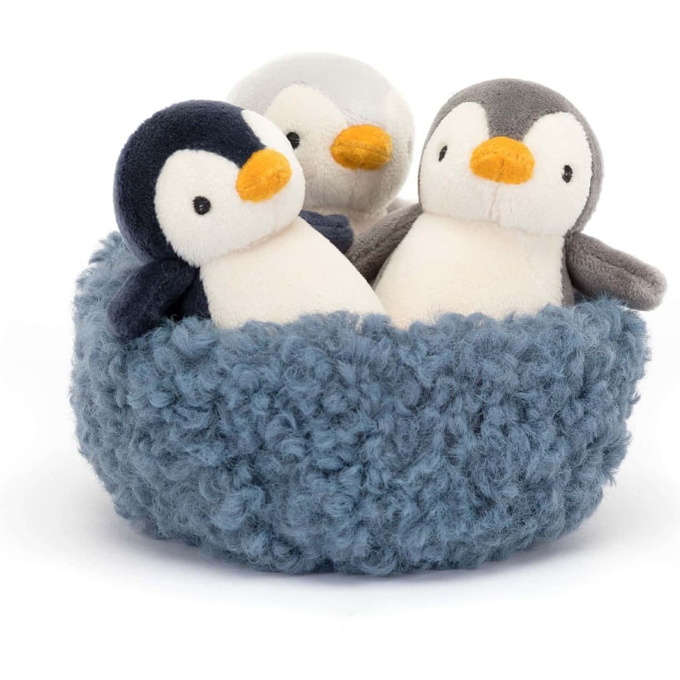 Jellycat Peluche Pingouins dans son nid