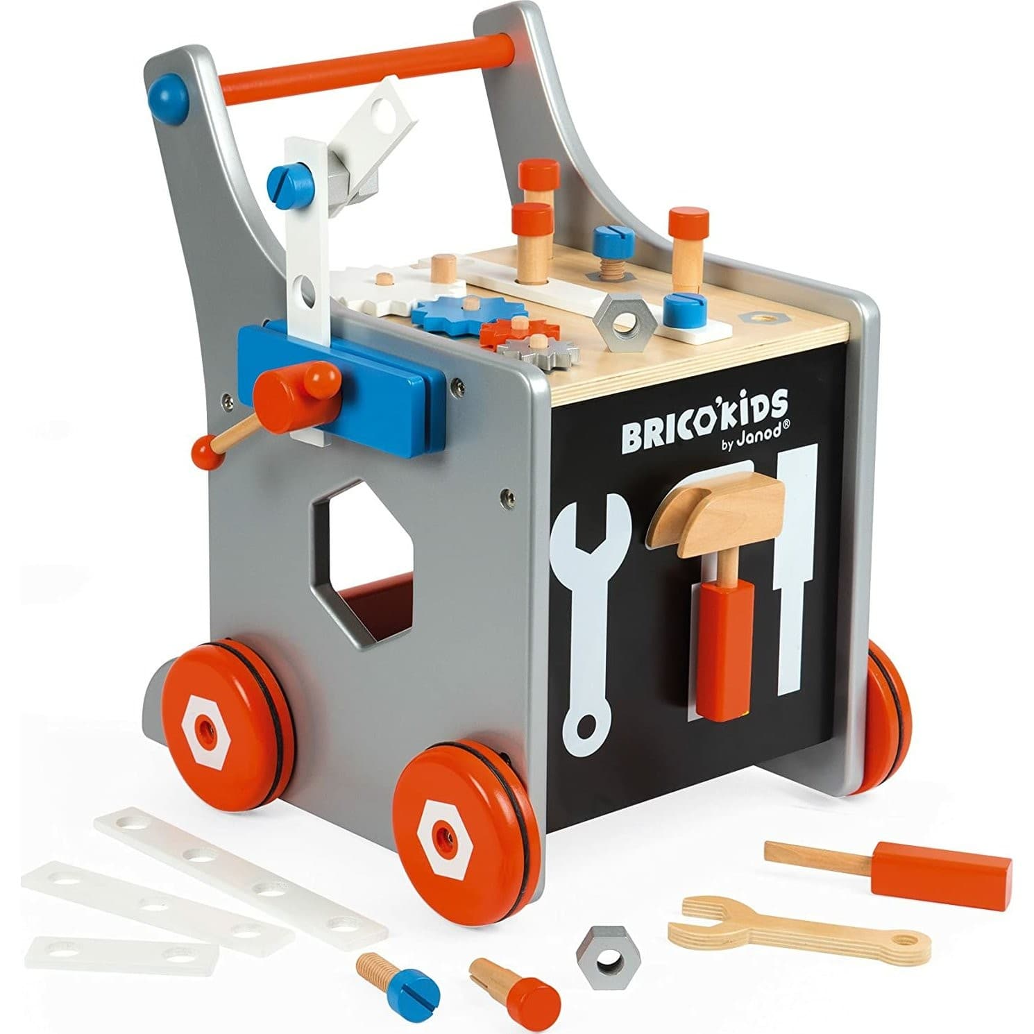 Janod Chariot accessoires de bricolage Brico Kids