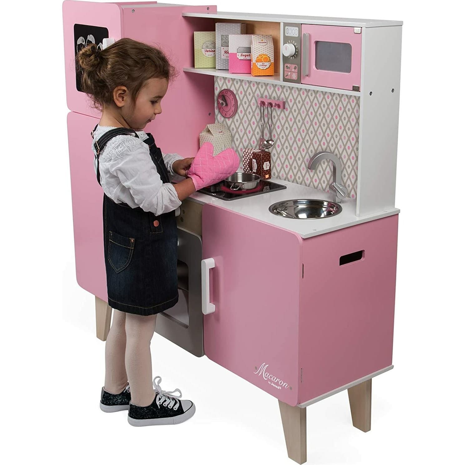 Janod Maxi cuisine en bois Macaron