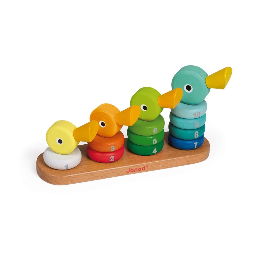Janod Empilable canards zigolos Duck Family