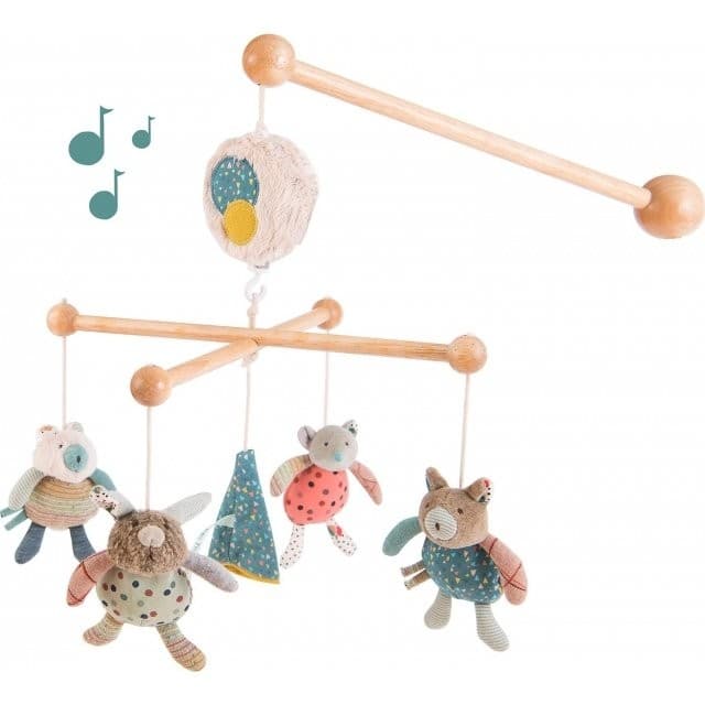 Moulin Roty Mobile musical en bois Les Jolis trop Beaux