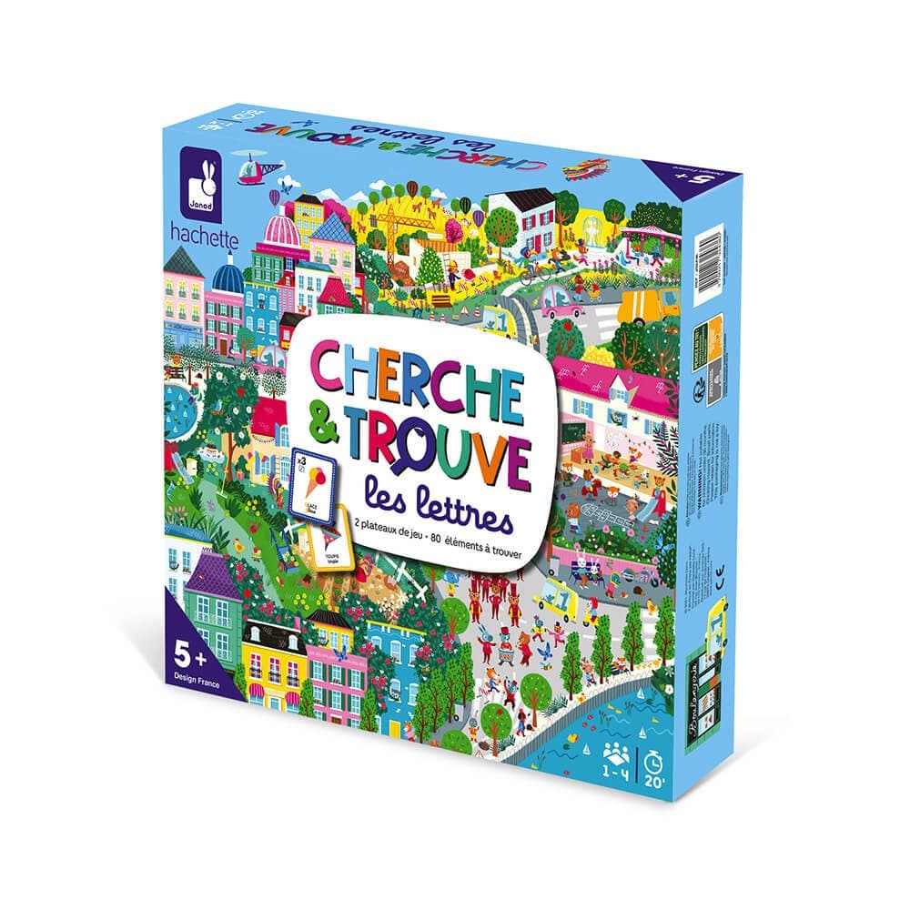 Janod Jeu Cherche et Trouve : Les lettres