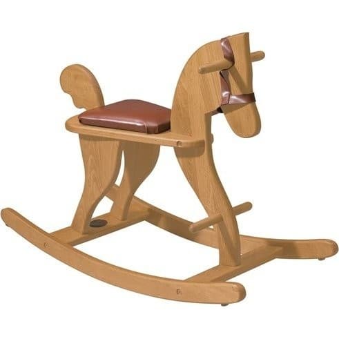 Moulin Roty Cheval à bascule en bois Jouets d'hier