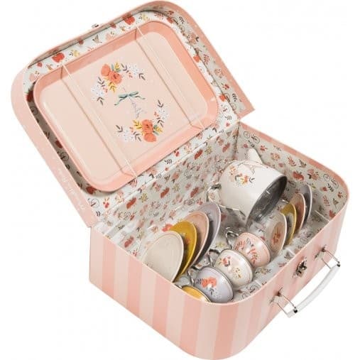 Moulin Roty Valise dinette thé Les Parisiennes