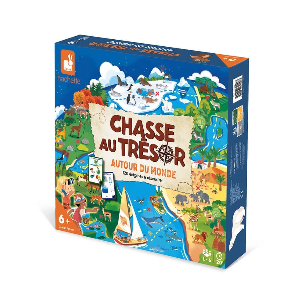 Janod Jeu chasse au trésor Autour du monde