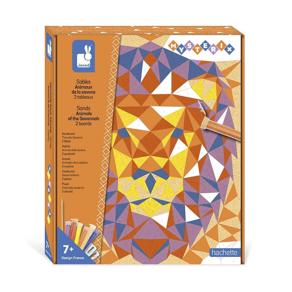 Janod Kit Créatif Coffret Sable Animaux de la Savane