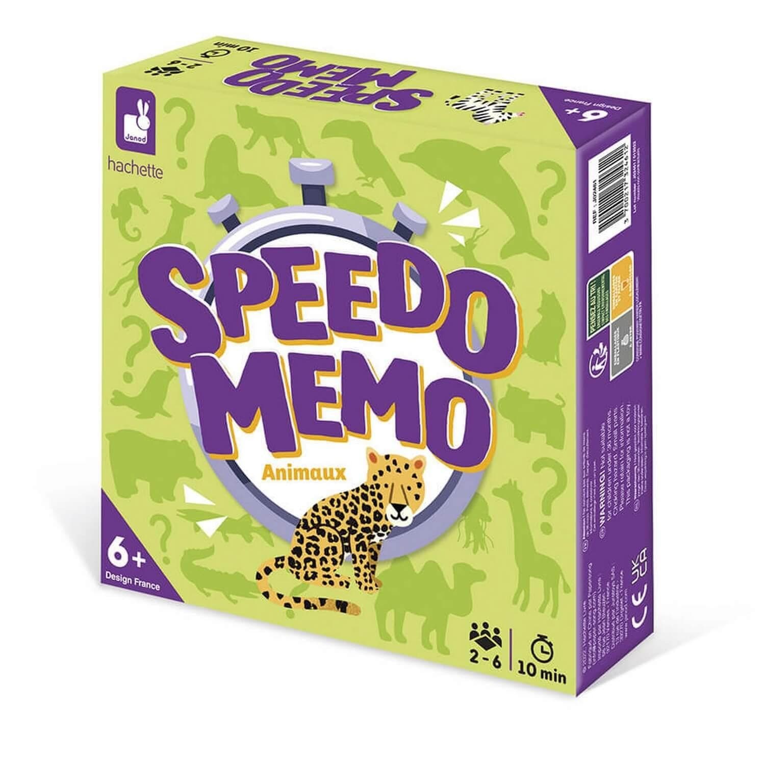 Janod Jeu de mémoire : Speedo Memo Animaux
