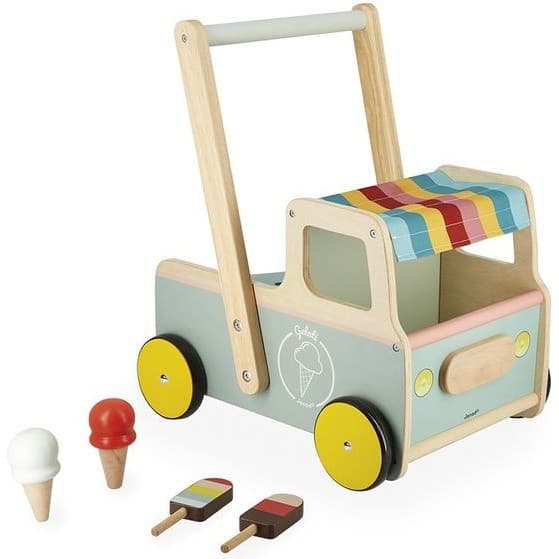 Janod Chariot de marche Marchand de glaces 