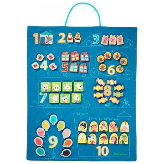 Lilliputiens Affiche murale pour apprendre à compter