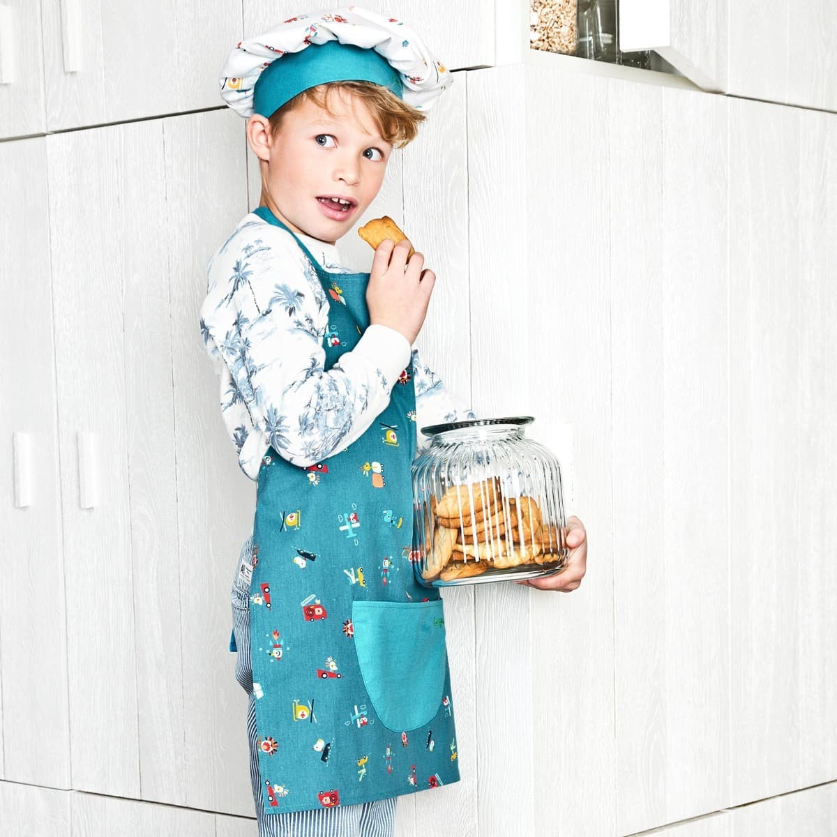 Lilliputiens Tablier et toque de cuisine On the road
