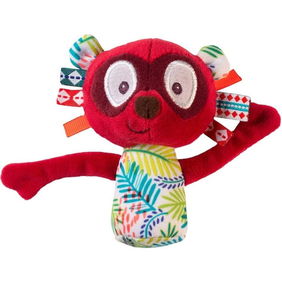 Lilliputiens Mini hochet Georges le lémurien