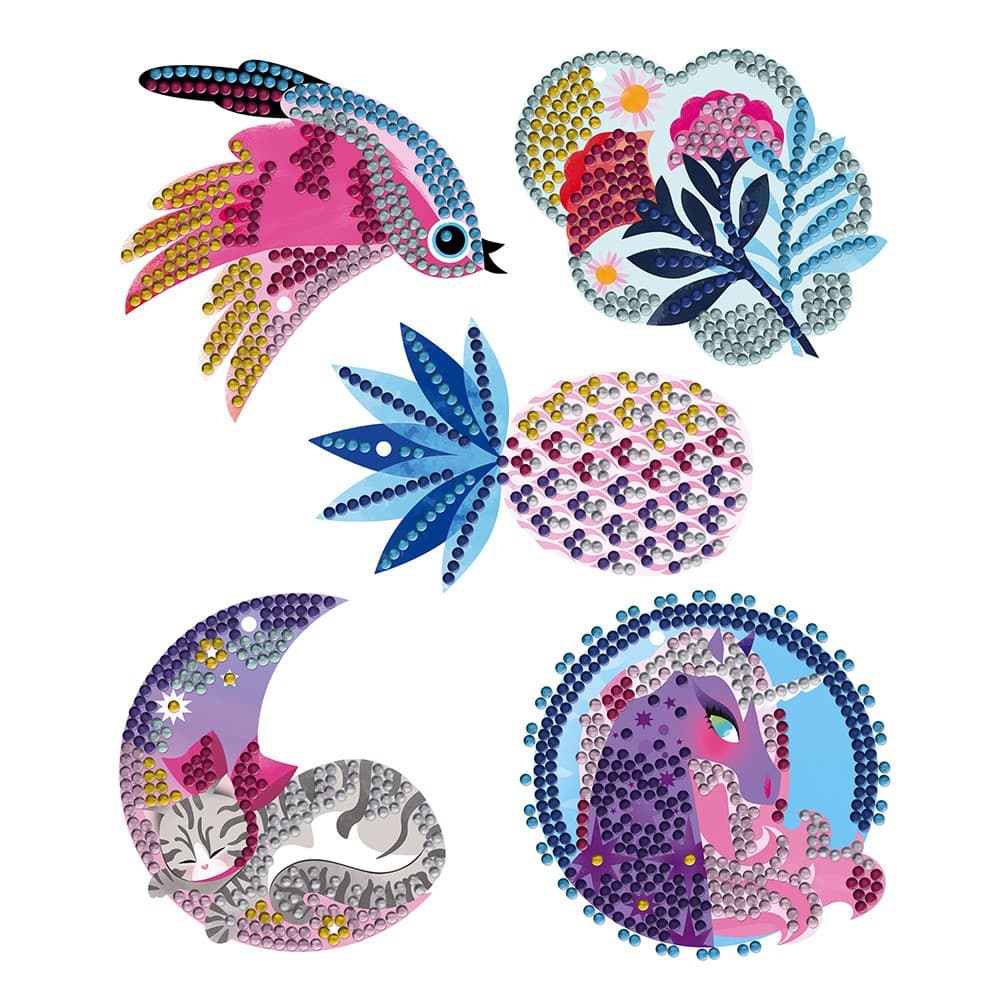 Janod Set Créatif : Pixel Art Strass Jolies Décos