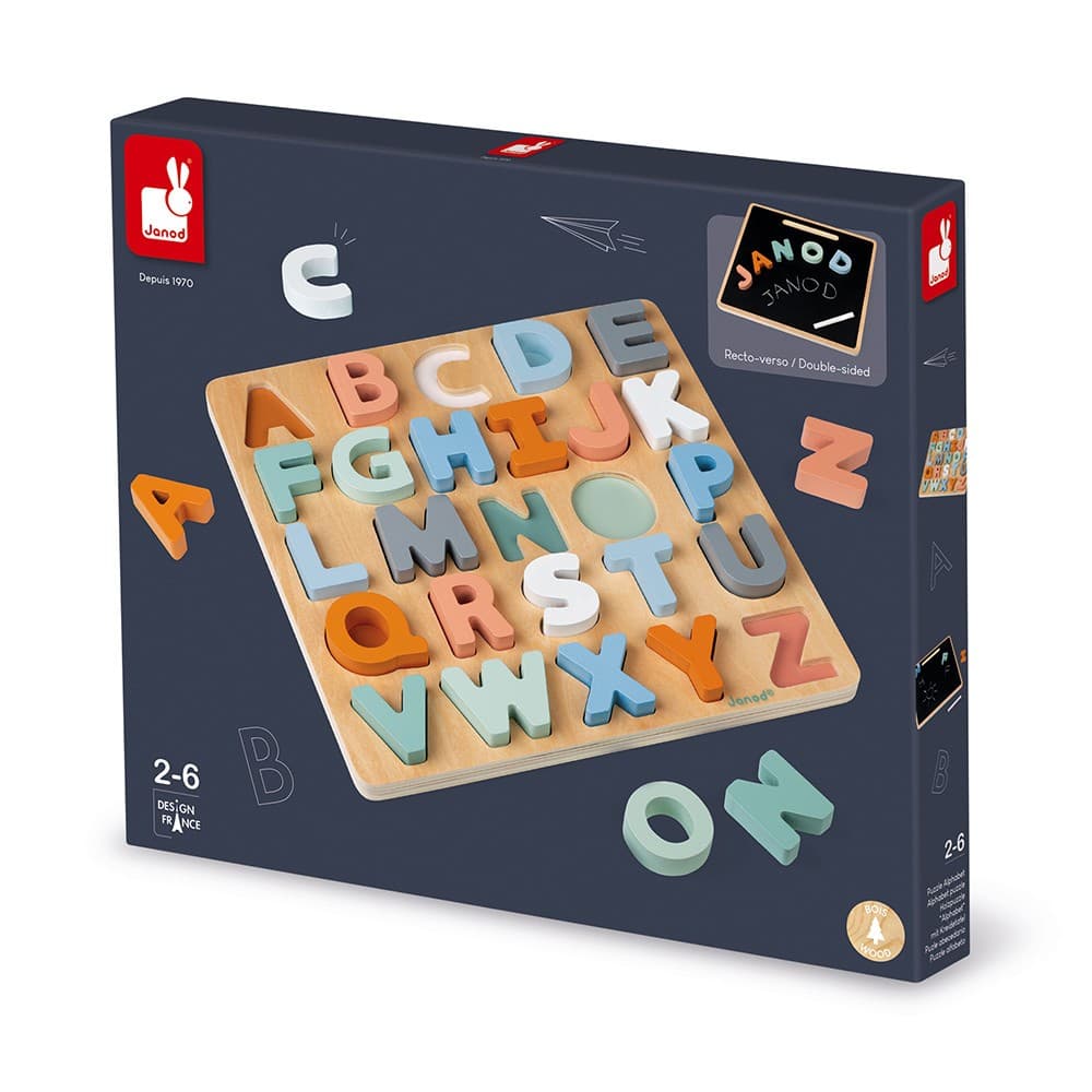 Janod Puzzle en bois Alphabet Sweet Cocoon