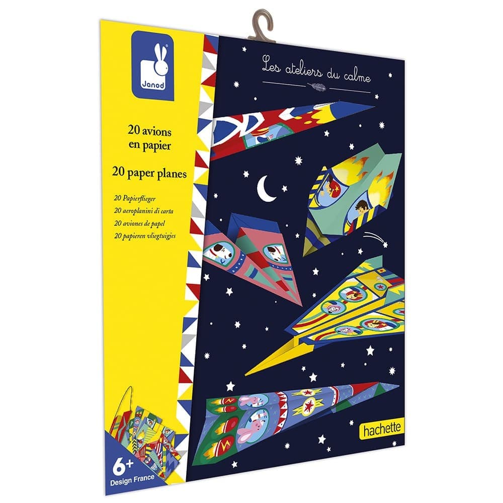 Janod Kit créatif Avions en papier Les ateliers du calme