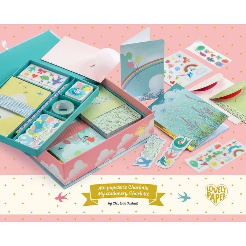 Djeco Coffret de papeterie Charlotte