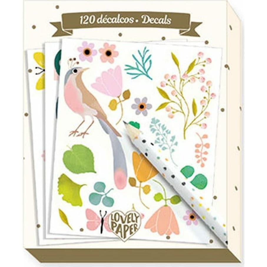 Djeco Coffret de 120 décalcomanies Tinou