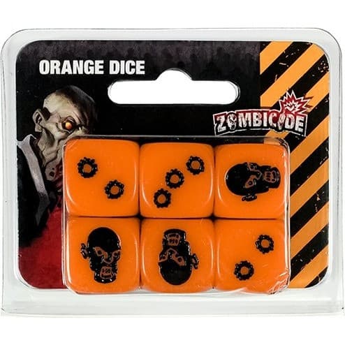 Edge Zombicide : Set de dés orange