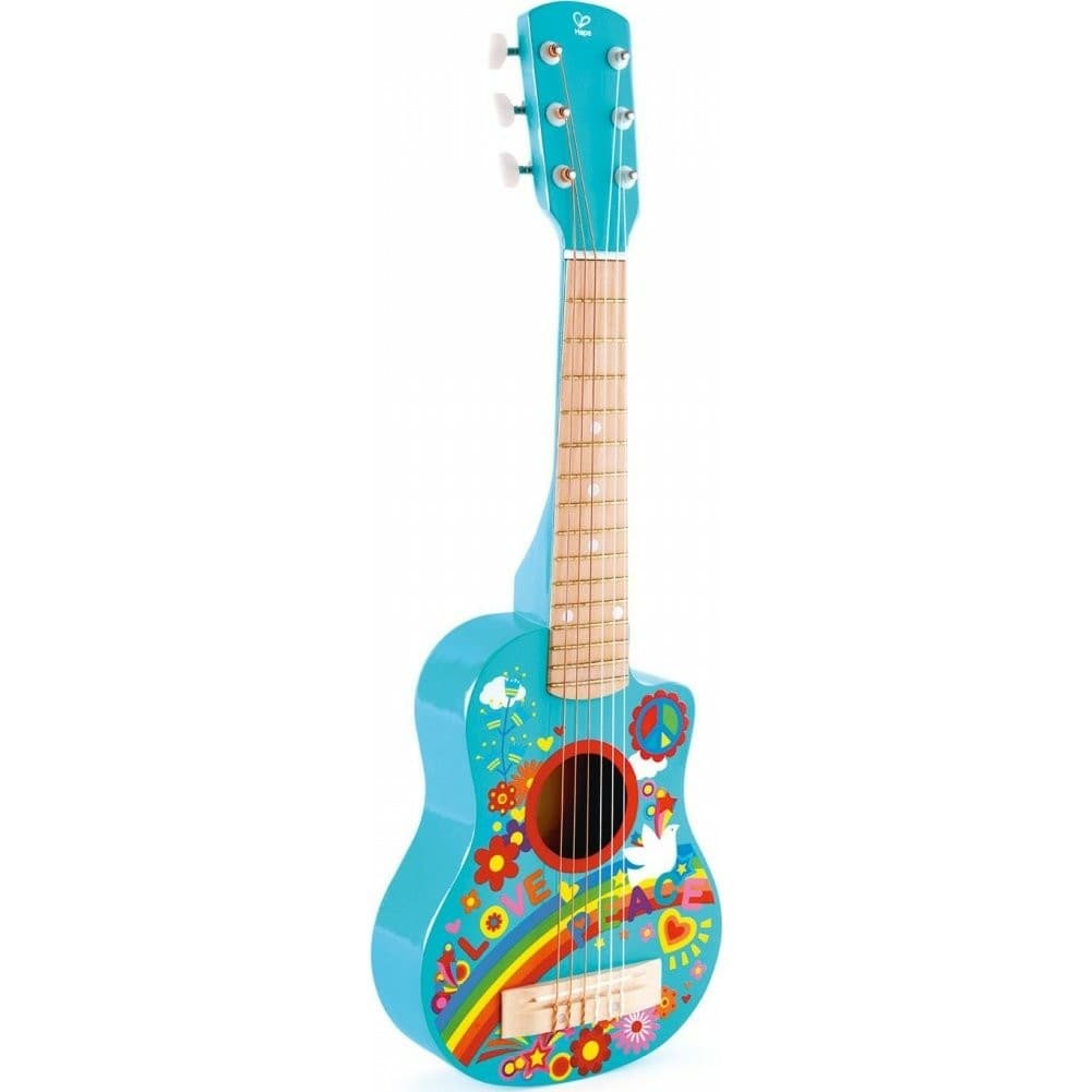 Hape Toys Guitare en bois Flower Power