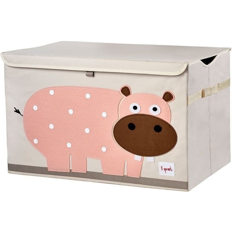 3 Sprouts Coffre à jouets Hippo