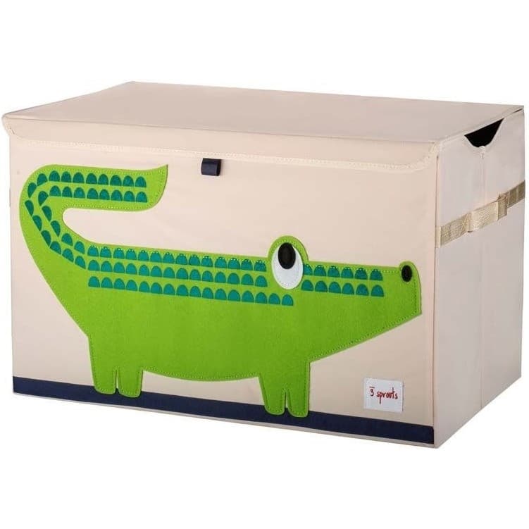 3 Sprouts Coffre à jouets Crocodile