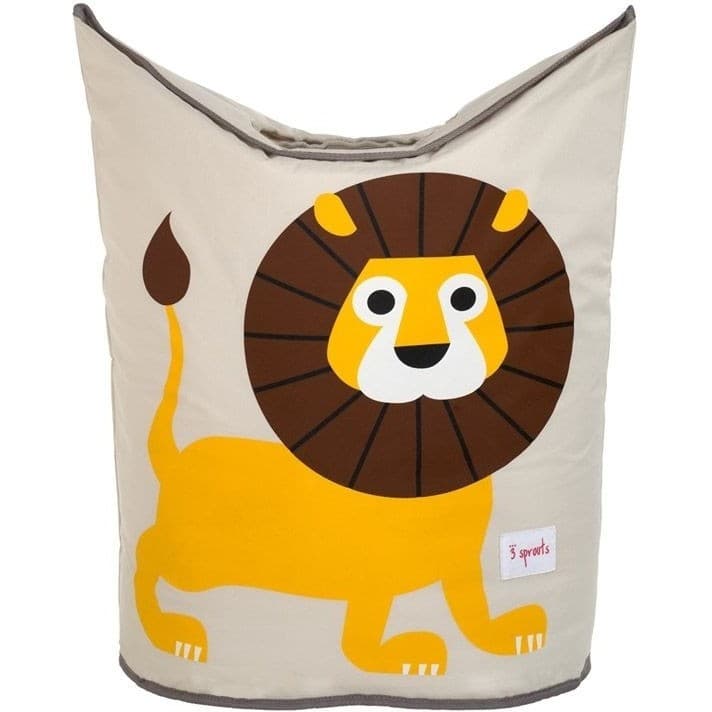3 Sprouts Panier à linge Lion