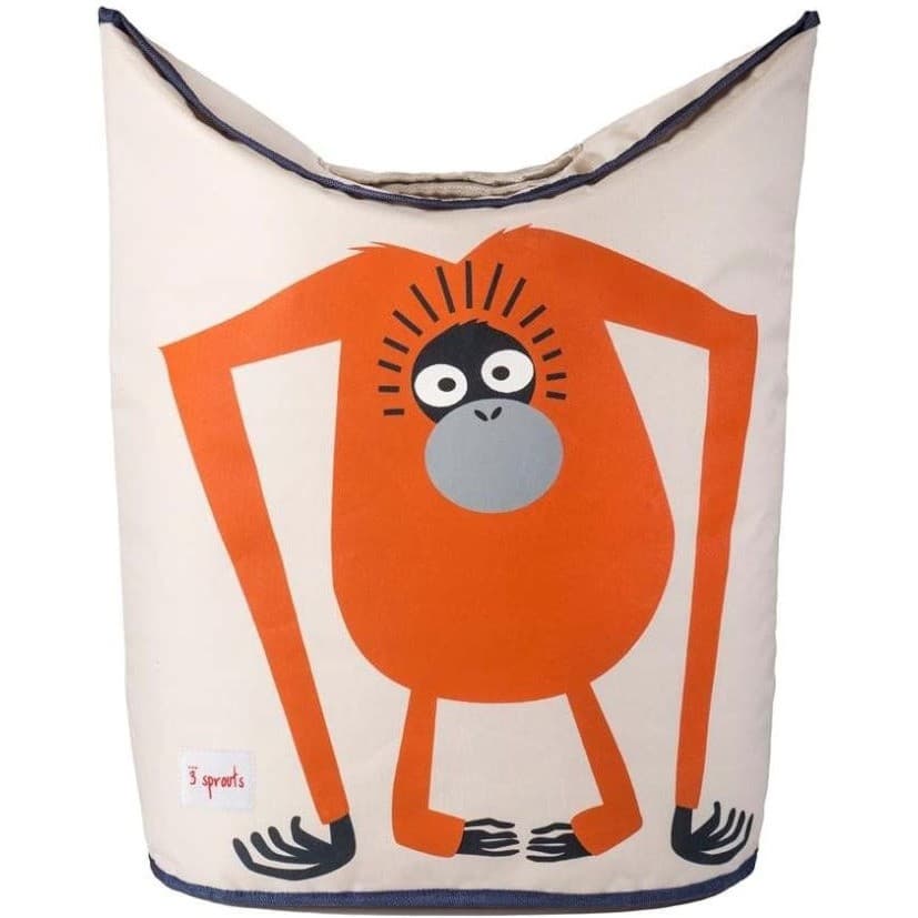 3 Sprouts Panier à linge Orangoutan
