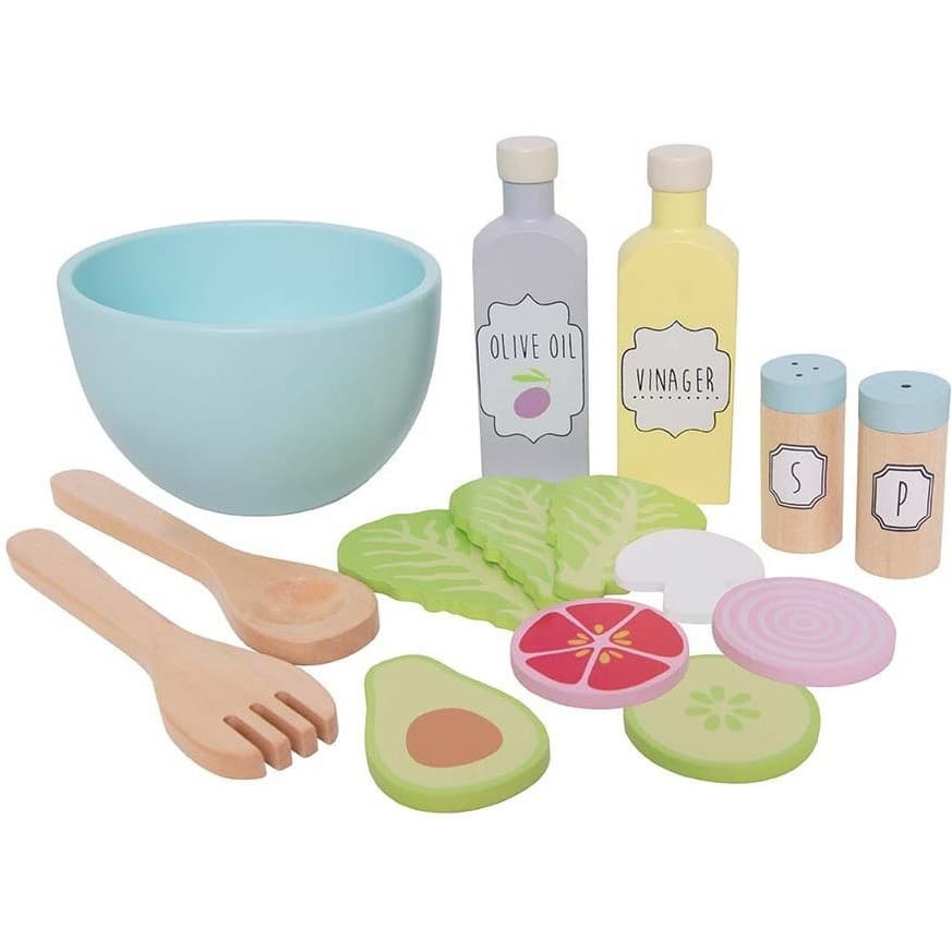Jabadabado Jouet en bois dinette Salade
