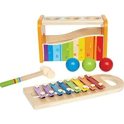 Hape Toys Banc à marteler avec xylophone
