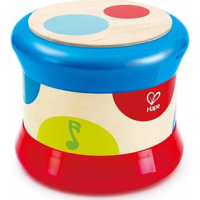 Hape Toys Tambour en bois pour bébé