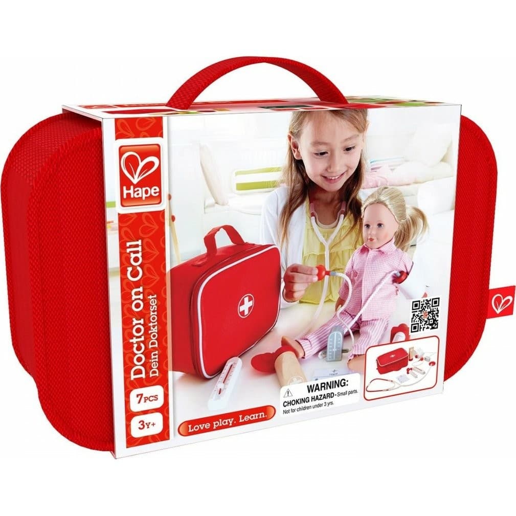 Hape Toys Malette de docteur Allo docteur