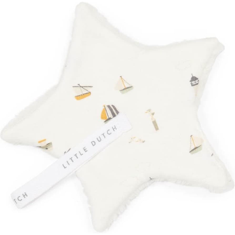 Little Dutch Doudou attachesucette Sailors Bay White