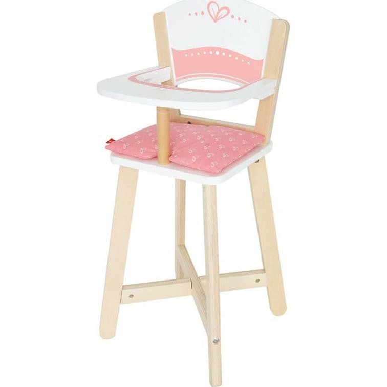 Hape Toys Chaise haute pour poupées en bois
