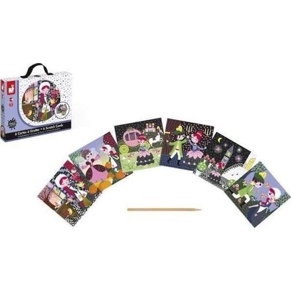Janod Cartes à Gratter Cendrillon