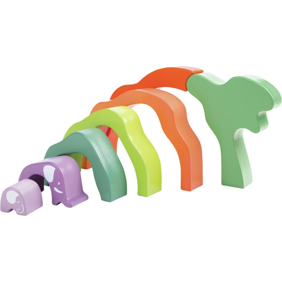 Hape Toys Blocs à empiler Safari Éléphant Hape