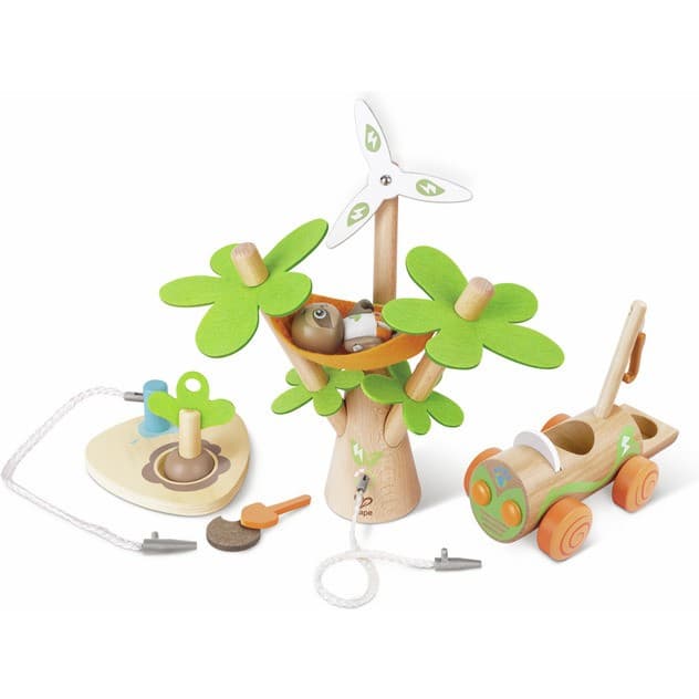Hape Arbre éolienne et voiture électrique