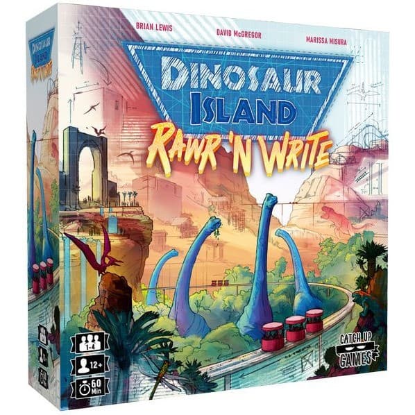 Catch Up Games Dinosaur Island: Rawr' N Write