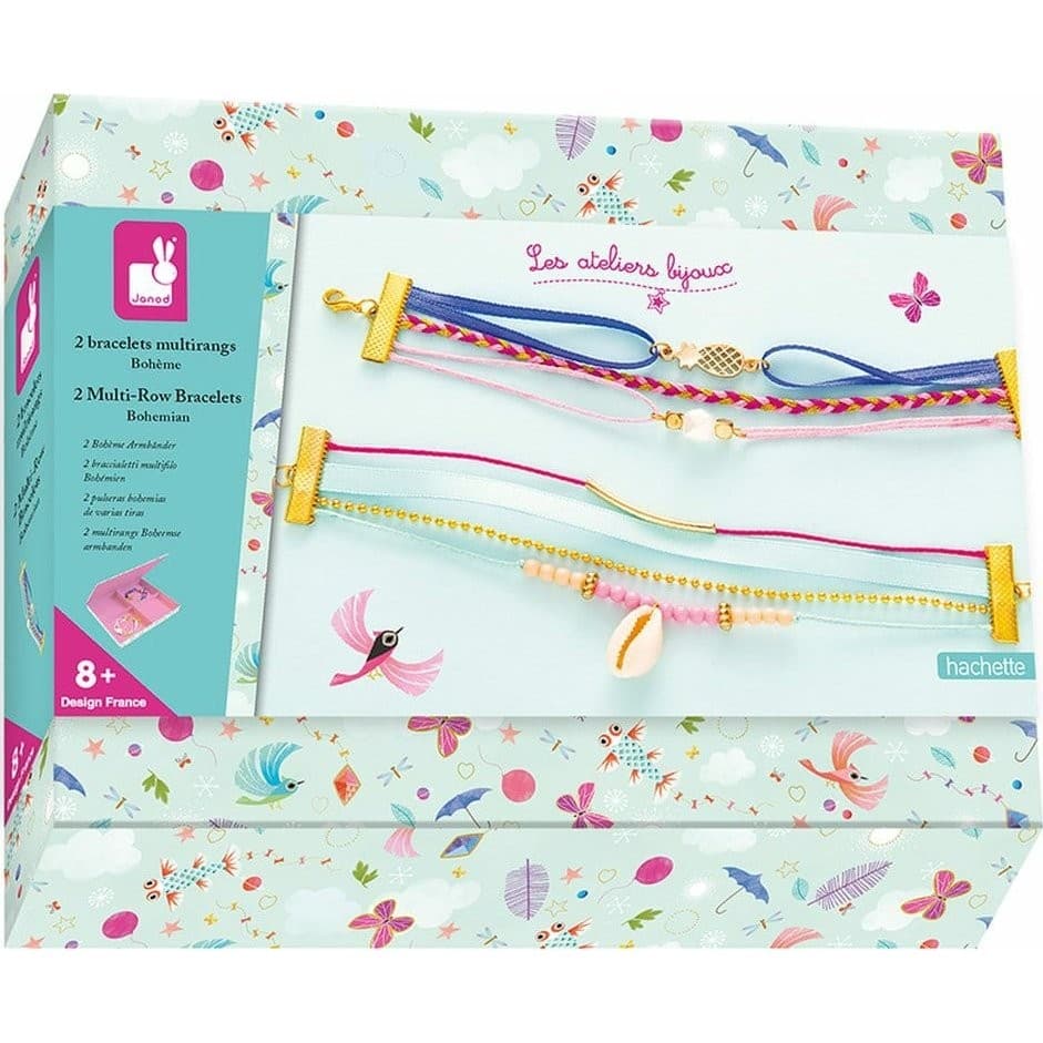 Janod Coffret de bracelets multirangs à créer Bohème