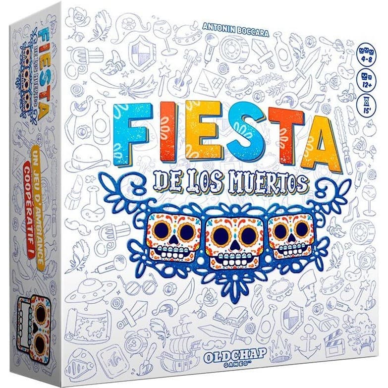 Oldchap Jeu de société Fiesta de los muertos