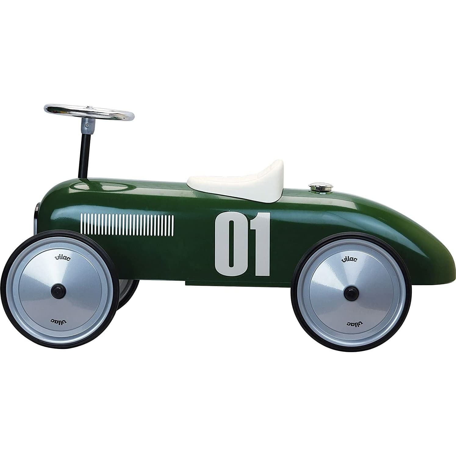 Vilac Porteur voiture en métal vintage Green